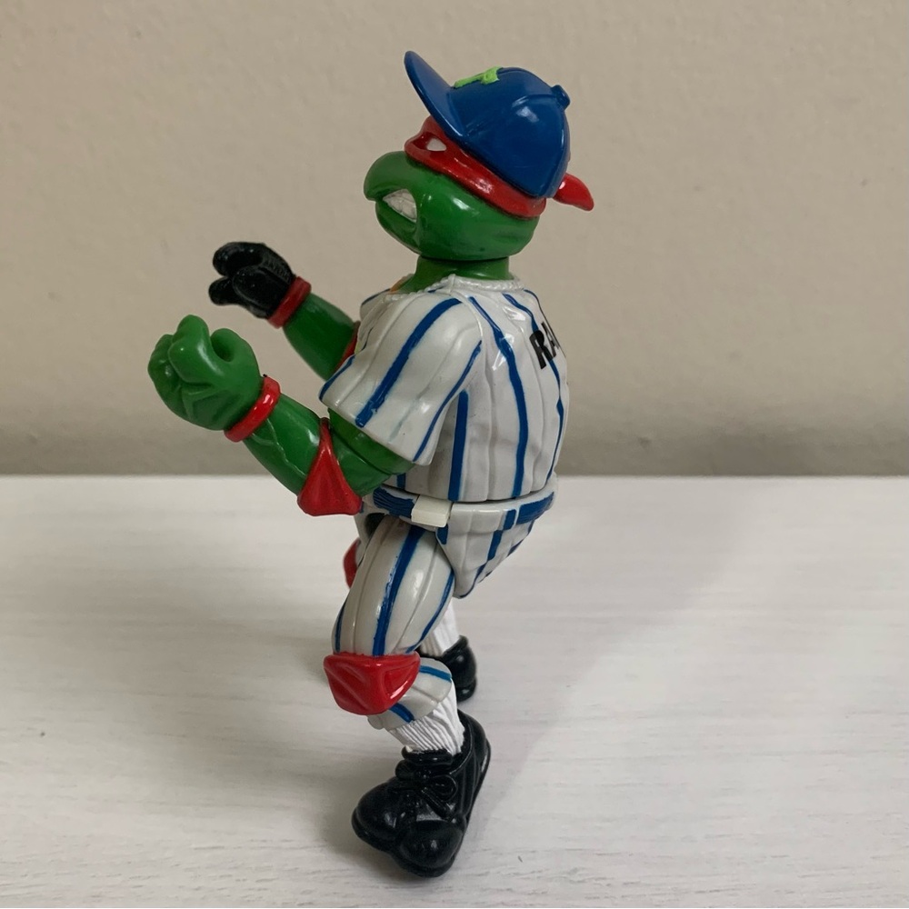 Vintage 1991 TMNT Raph Raphael Figure w/Accessories Grand Slammin’ Playmates - Picture 3 of 9